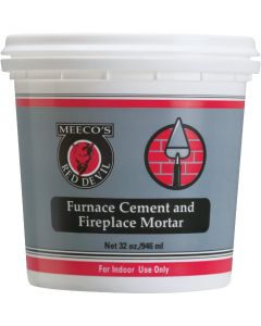 Meeco's Red Devil 1 Qt. Gray Furnace Cement & Fireplace Mortar