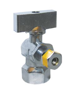 Lasco 1/2 In. IP Inlet x 1/4 In. C Outlet 1/4 Turn Angle Valve