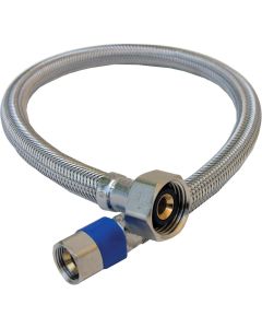 Lasco 3/8 In. C x 1/2 In. FIP x 30 In. L Stainless Steel Braided Supply Faucet Connector