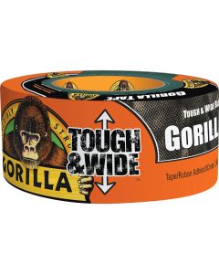 Gorilla 2.88 In. x 25 Yd. Tough & Wide Heavy-Duty Duct Tape, Black