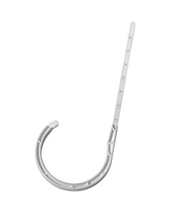 Oatey 4 In. x 7-1/2 In. ABS J-Hook Pipe Hook (4-Pack)