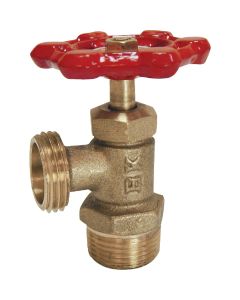 ProLine 1/2 In. MIP x 3/4 In. MHT Brass Boiler Drain