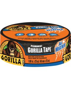 Gorilla 1.88 In. x 25 Yd. All Weather Repair Tape, Black