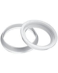 Do it 1-1/2 In. x 1-1/2 In. Clear Poly Slip Joint Washer (2-Pack)