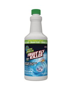 Green Gobbler 32 Oz. Fruit Fly Killer Gel Drain Opener & Cleaner