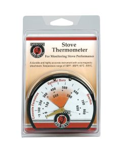 Meeco's Red Devil Porcelain Steel Stove Thermometer