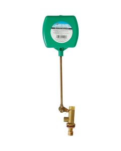 Dial 1/4 In. Brass Deluxe Heavy-Duty Evaporative Cooler Valve w/2-Piece Arm and Adjustable Screw