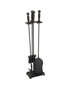 Home Impressions 4-Piece Cast Iron 28 In. H Fireplace Tool Set