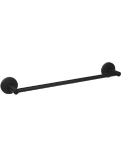 Home Impressions Noir 24 In. Matte Black Towel Bar