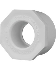 Charlotte Pipe 2 In. SPG x 1 In. Slip Schedule 40 PVC Bushing