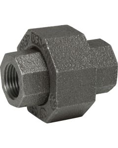 Anvil 1-1/4 In. Ground Joint Malleable Black Iron Union