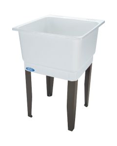 Mustee Utilatub 21 Gallon 23 In. W x 25 In. L Laundry Tub