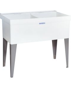 Mustee Utilatwin 38 Gallon 40 In. W x 24 In. L Double Laundry Tub