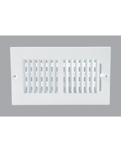 Home Impressions White Steel 5.75 In. Wall Register