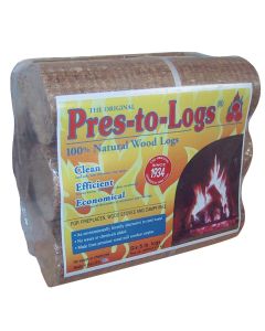 Lignetics Pres-to-Log 2-Hour Fire Log (6-Pack)