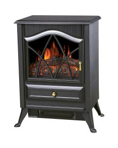 Comfort Glow Ashton Dual Power Steel Electric Stove