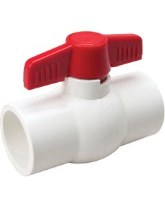 ProLine 1-1/2 In. S X 1-1/2 In. S PVC Quarter Turn Ball Valve