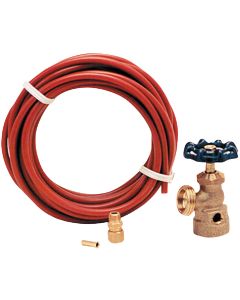 Dial Water Hook-Up Kit with 25 Ft. Poly Tubing