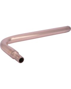 SharkBite 1/2 In. Barb x 4 In. x 8 In. 90 Deg. Copper Stub-Out PEX Elbow (1/4 Bend)