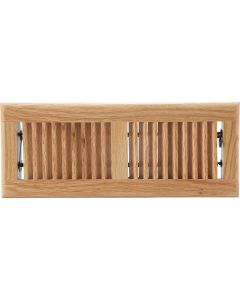 Home Impressions 4 In. x 12 In. Light Oak Floor Register