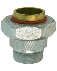 ProLine 3/4 In. MIPS x 3/4 In. Copper Sweat Brass Galvanized Dielectric Union