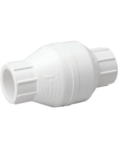 ProLine PVC 1-1/2 In. SOLV x 1-1/2 In. SOLV In-Line Check Valve