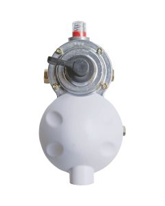 MR. HEATER 1/4 In. FPI x 3/8 In. FPO Dual Stage Auto-Changeover Low-Pressure Regulator