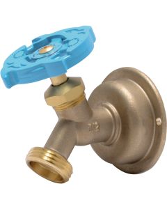 Sharkbite 1/2 In. SB x 3/4 In. MHT Multi Turn Brass No Kink 45 Degree Hose Bibb