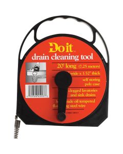 Do it 1/4 In. x 20 Ft. Poly Case Wire Cleanout Drain Auger