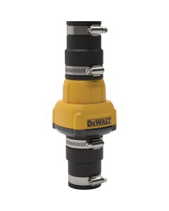 DEWALT 1-1/2 In. x 1-1/4 In. Thermoplastic Sump Pump Check Valve