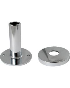 Keeney 1/2 In. Chrome-Plated Pipe Cover Tube and Flange