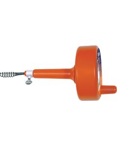 General Wire 3/8 In. x 25 Ft. Plastic Drum Drain Auger