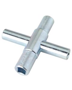 Brasscraft 4-Way Faucet Key for 1/4, 9/32, 5/16, 11/32 In. Stems