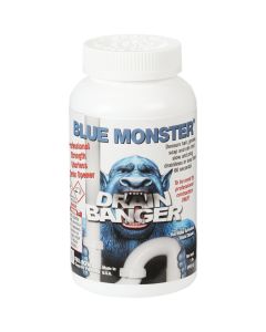 BLUE MONSTER Drain Banger 1 Lb. Flakes Drain Opener & Cleaner