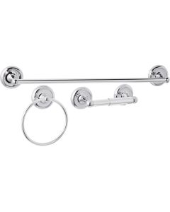 Home Impressions Aria Chrome 3- Piece Bath Hardware Set