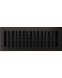 Imperial Montezuma 4 In. x 12 In. Cast Iron Steel Floor Register