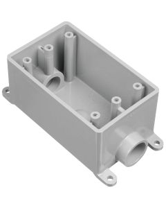 Carlon 1-Gang PVC Molded Rigid Non-Metallic Dead-End Termination Wall Box, 3/4 In. Outlet