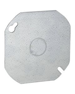 Southwire 4 In. 1/2 In. Knockout Gray Round Box Cover