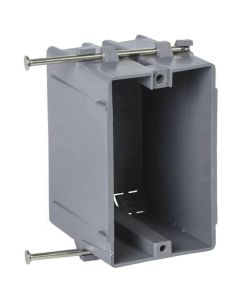 Gardner Bender 1-Gang PVC New Work Wall Electrical Box, 18 Cu. In.