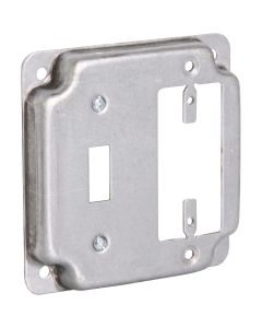 Raco GFI Outlet and Toggle Switch 4 In. x 4 In. Square Device Cover