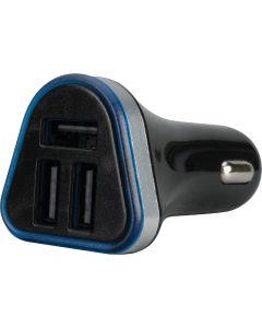 Blue Jet 12V Triple USB-A Car Charger