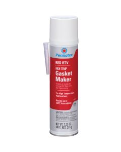 Permatex 7.25 Oz. High-Temp Red RTV Silicone Gasket Maker