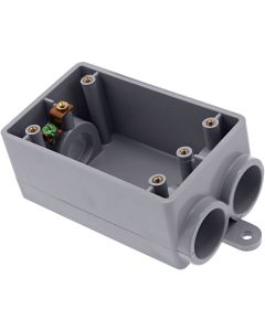 IPEX Kraloy 1-Gang PVC Molded FSCC Wall Box, 1/2 In.