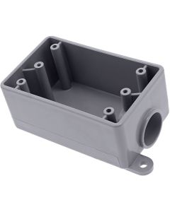 IPEX Kraloy 1-Gang PVC Molded FSE Wall Box, 1/2 In.