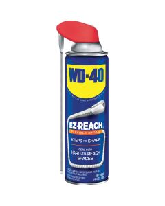 WD-40 14.4 Oz. Aerosol Multi-Purpose Lubricant with EZ Reach 8 In. Metal Straw