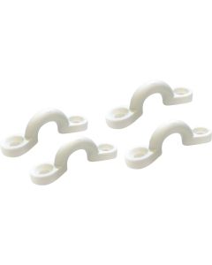 Seachoice 1-7/8 In. L x 11/32 In. ID White Non-Corrosive Nylon Eye Strap (4-Pack)