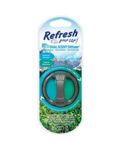 Refresh Your Car Oil Diffuser Car Air Freshener, Summer Breeze/Alpine Meadow