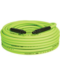 Flexzilla 1/4 In. x 100 Ft. Polymer-Blend Air Hose with 1/4 In. MNPT Fittings