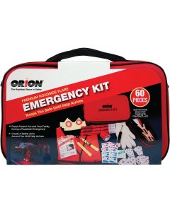 Orion Premium Emergency Road Kit (60-Piece)