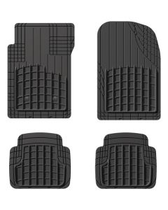 WeatherTech Trim-to-Fit Black Rubber Heavy-Duty Floor Mat (4-Piece)